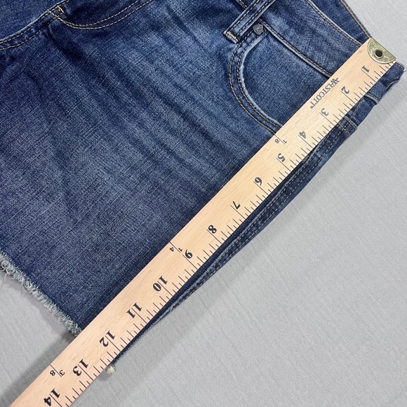 KUT from the Kloth Gidget Fray Shorts  Festival Stretch Casual‎ Size 6 30x4 Boho - Picture 7 of 10